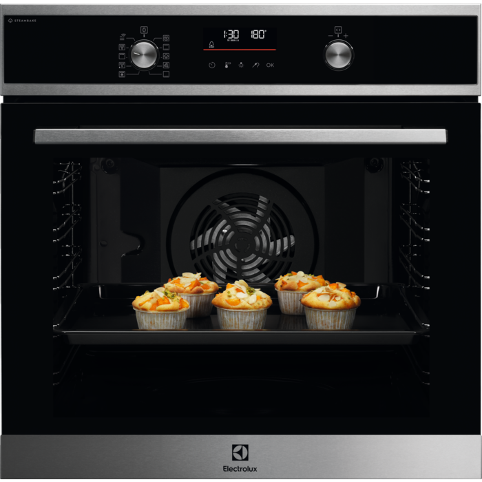 Forno multifunções Série 600 SteamBake com limpeza pirolítica