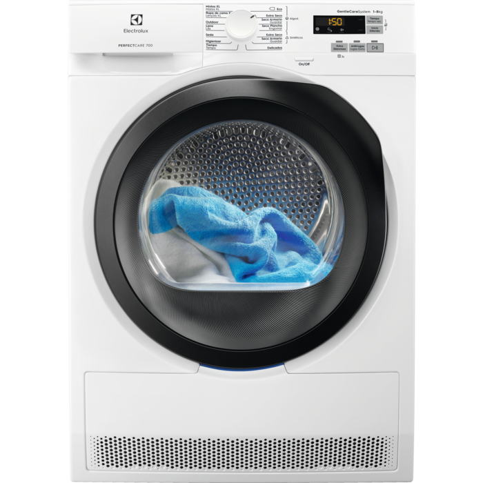 Máquina de secar roupa Bomba de calor Série 700 GentleCare de 8 kg