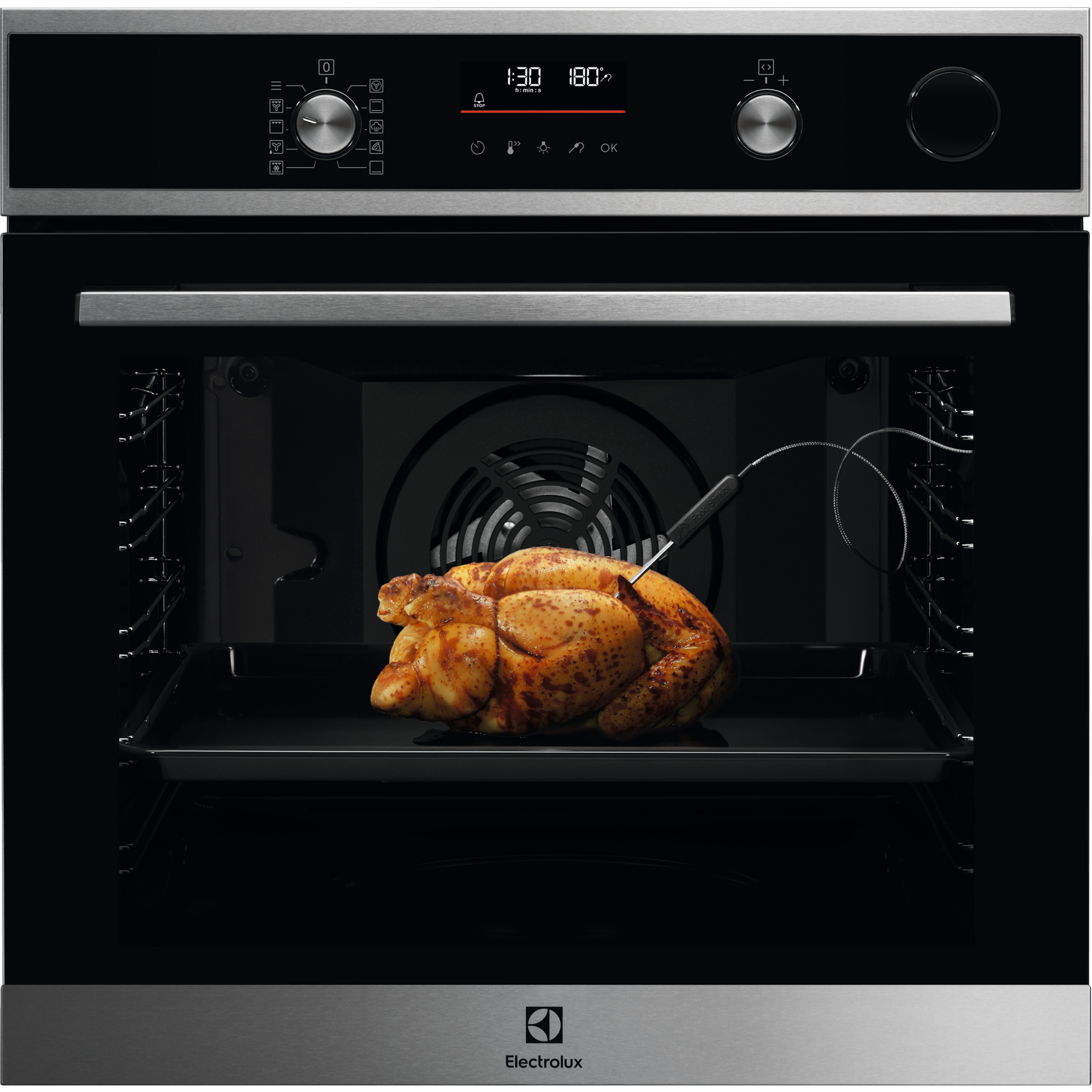 Forno a vapor Série 600 SenseCook com SteamCrisp com limpeza pirolítica
