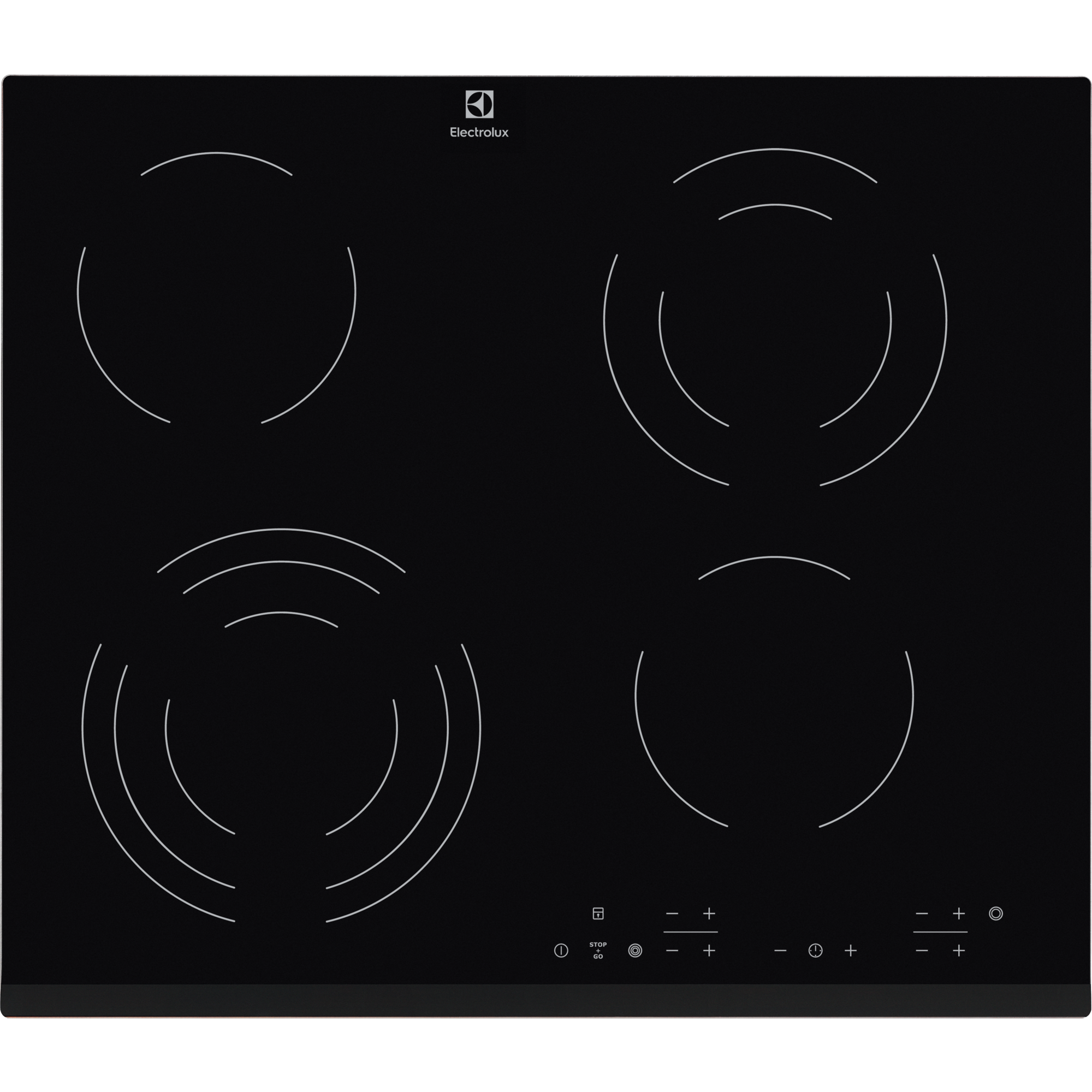 Placa vitrocerâmica Série 300 Radiant de 60 cm