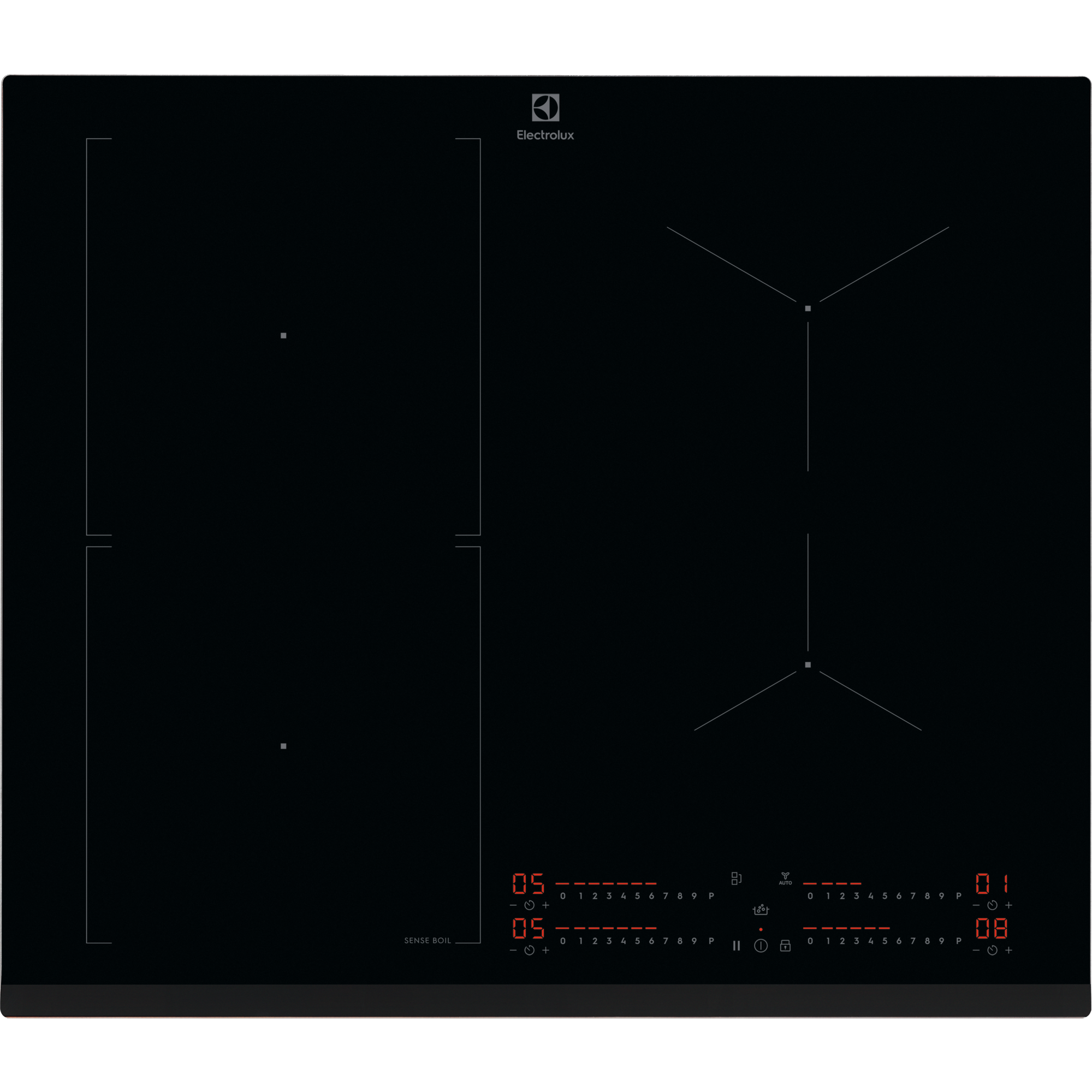 Placa de indução Série 700 SenseBoil de 60 cm