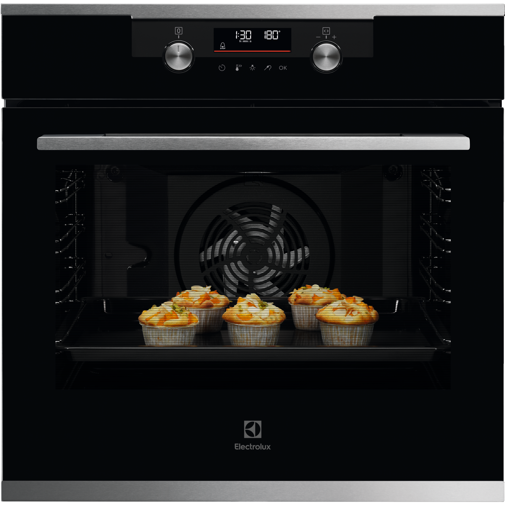 Forno multifunções 500 SurroundCook com SteamBake com limpeza pirolítica
