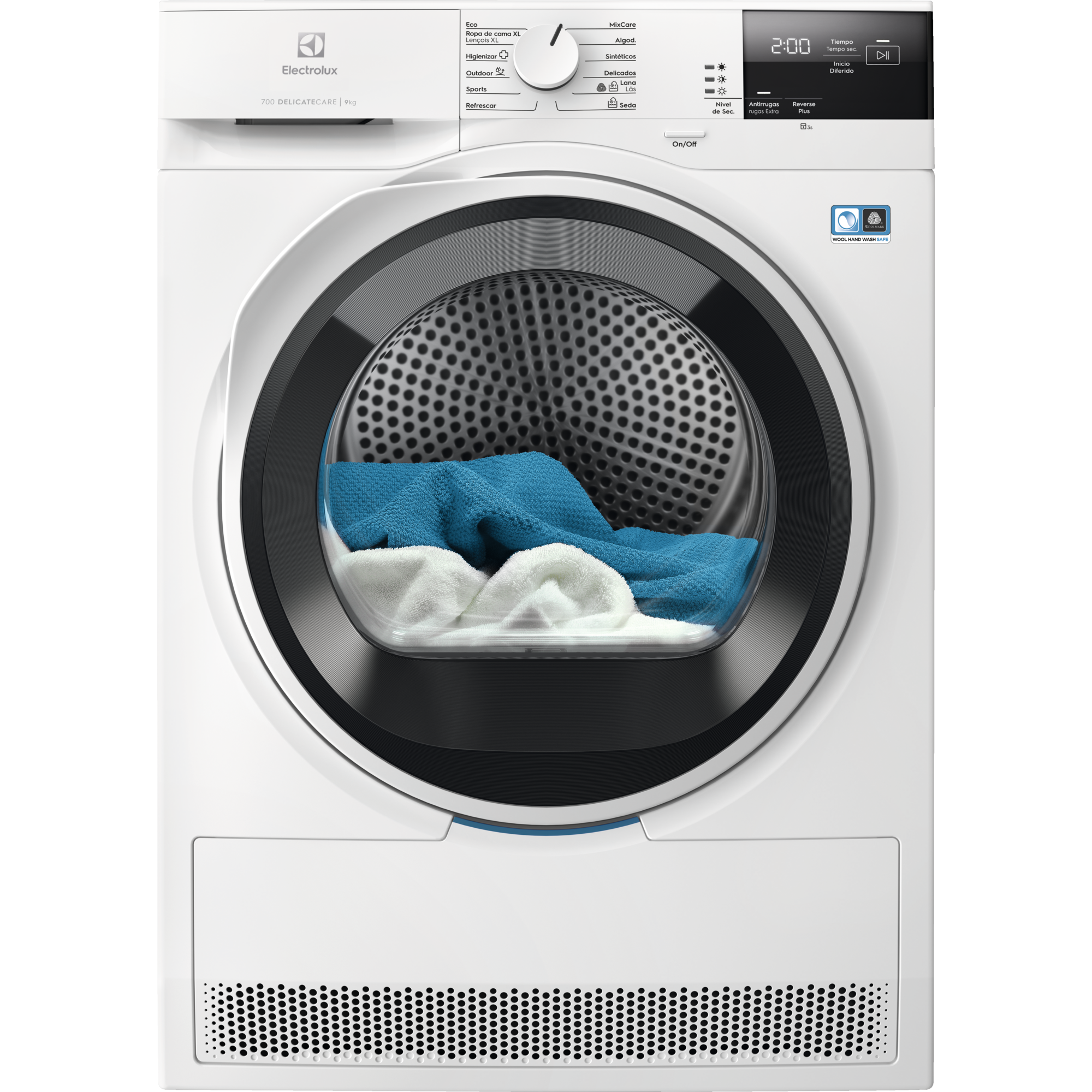 Máquina de secar roupa Bomba de calor 700 DelicateCare de 9 kg