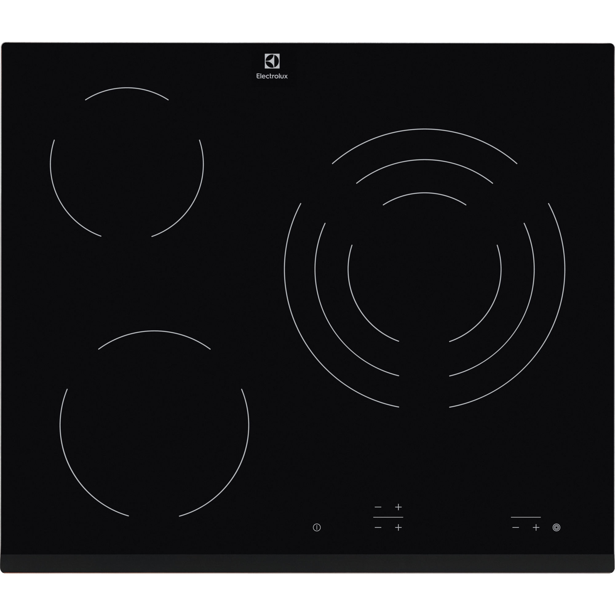 Placa vitrocerâmica Série 300 Radiant de 60 cm