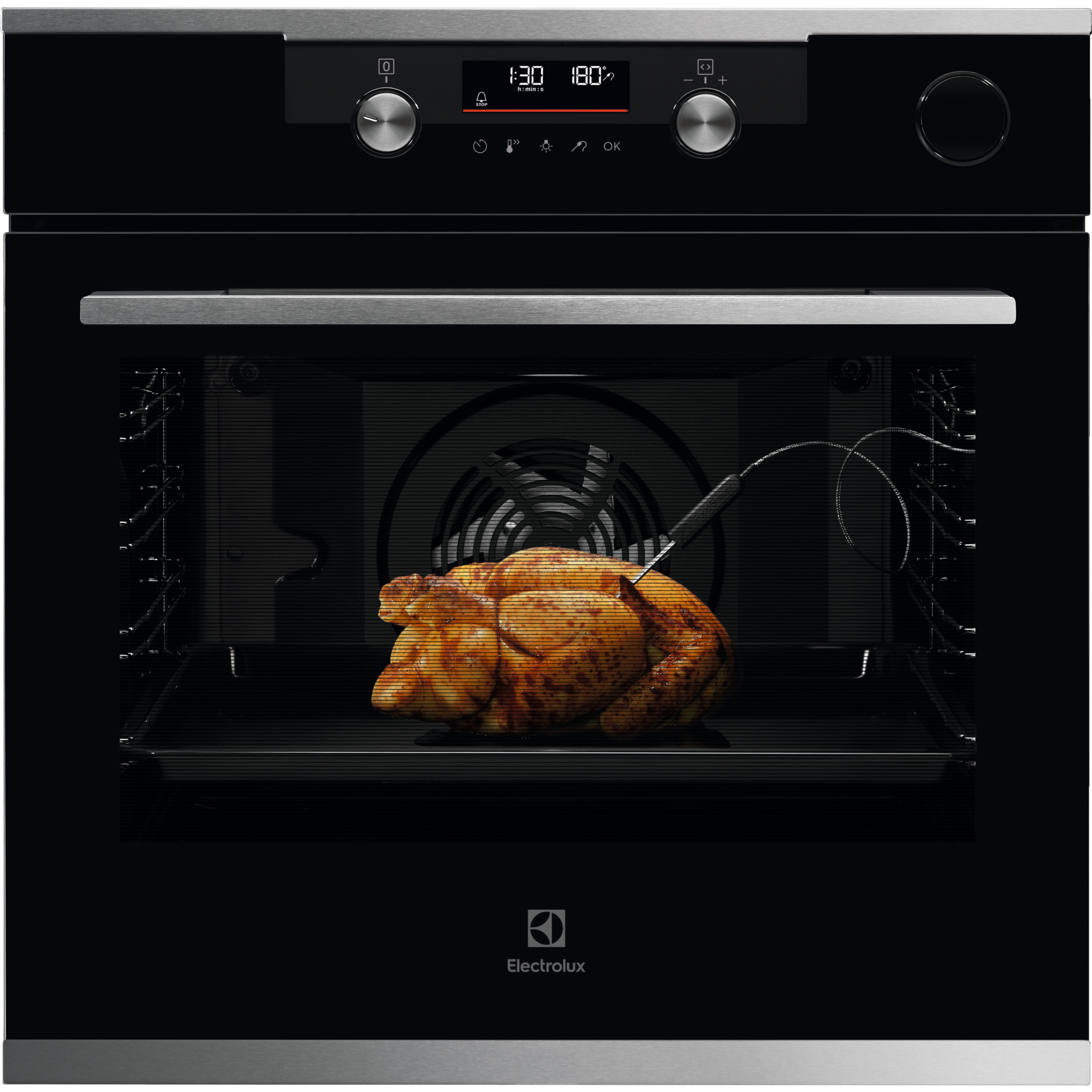 Forno a vapor Série 600 SenseCook com SteamCrisp com limpeza pirolítica