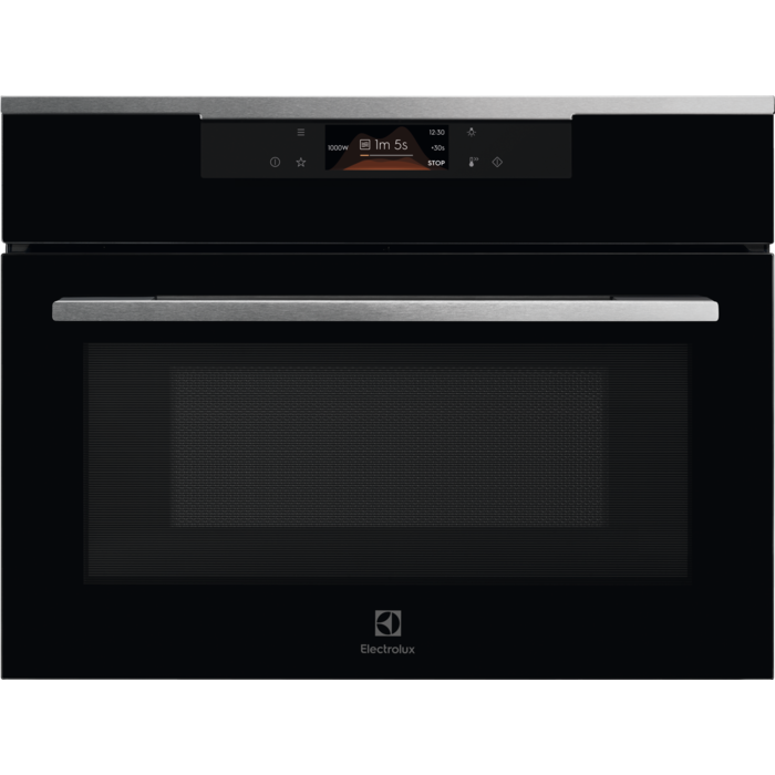 Forno compacto Série 800 MealAssist CombiQuick com esmalte fácil de limpar