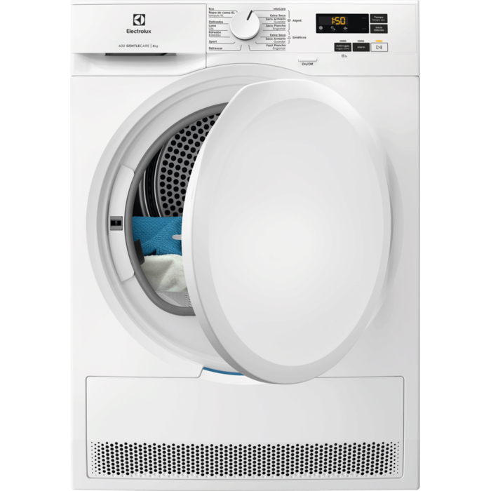 Máquina de secar roupa Bomba de calor GentleCare 600 de 8 kg
