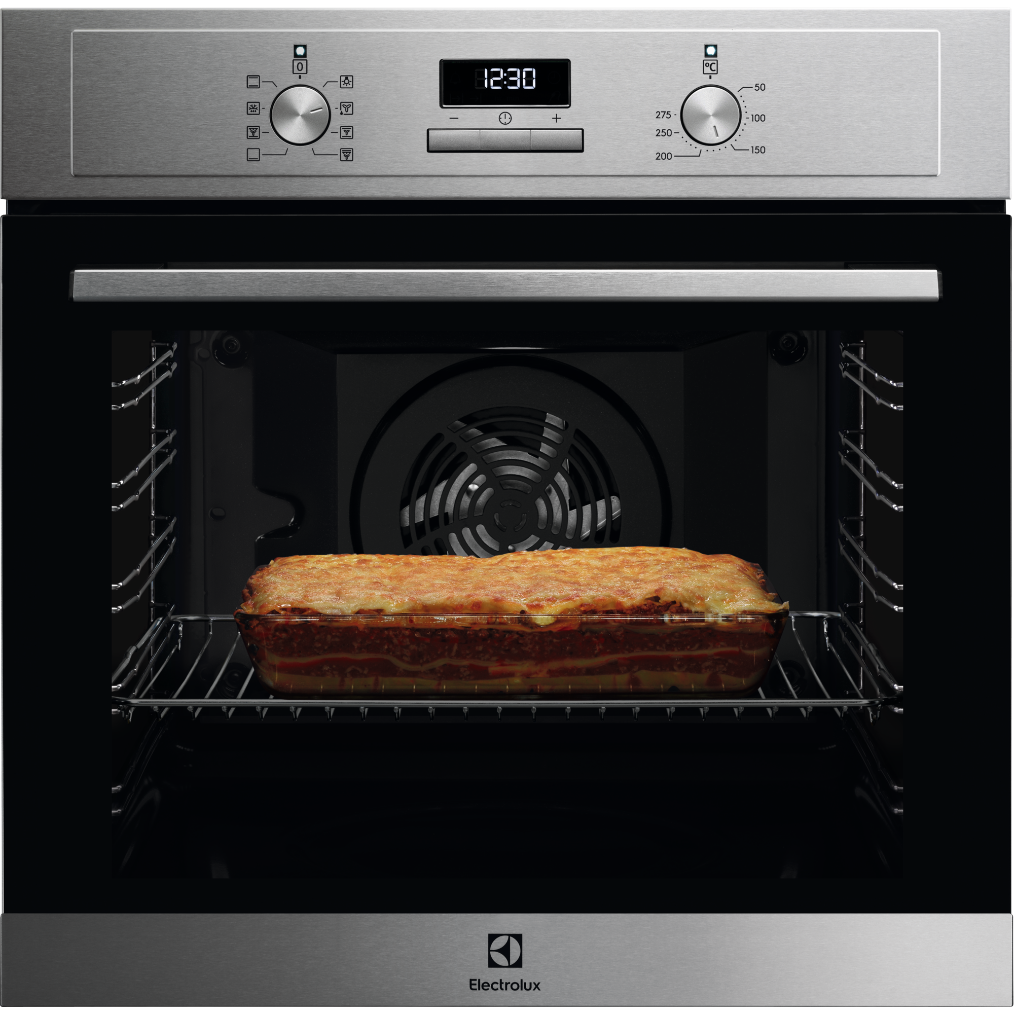 Forno multifunções Série 300 Convection com Aqua Clean com esmalte