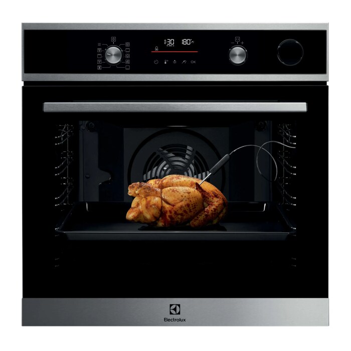 Electrolux Forno a vapor Série 600 SenseCook com SteamCrisp com limpeza pirolítica EOC6P77X