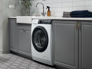 Espaço para a sua máquina de lavar Electrolux