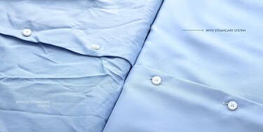 Menos um terço de vincos com a máquina de lavar SteamCare da Electrolux