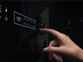 Painel de controlo com cozedura assistida