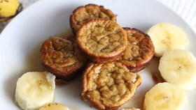 Muffins de Banana e Manteiga de Amendoim